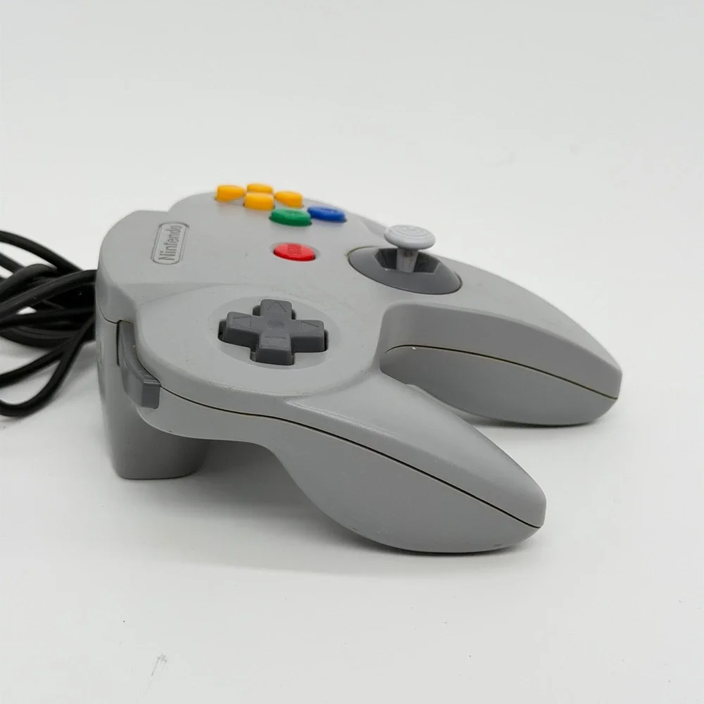 Nintendo 64 N64 Controllers OEM Grey & Red Bundle NUS-005 Authentic Vintage